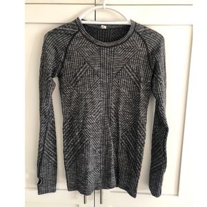 Lululemon Rest Less Pullover *HEATHERED BLACK